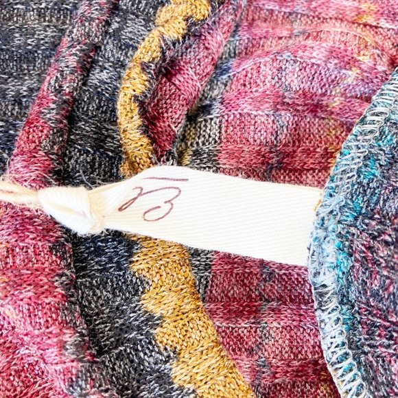 Elan Horizontal Striped Swing Sweater Dress M - Picture 7 of 10